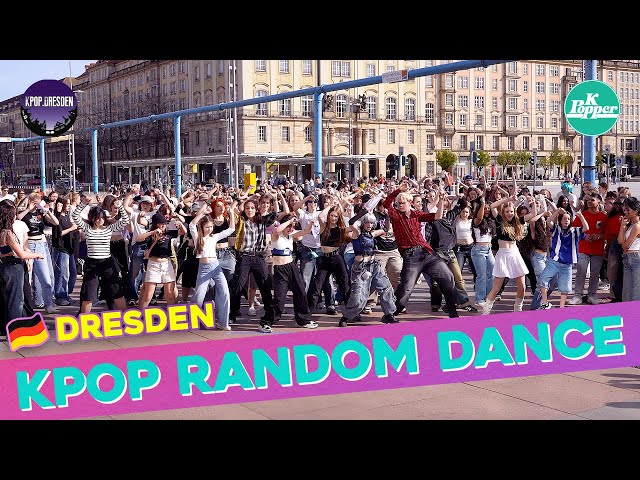 [4K] K-pop Random Dance in Public /Dresden, Germany class=