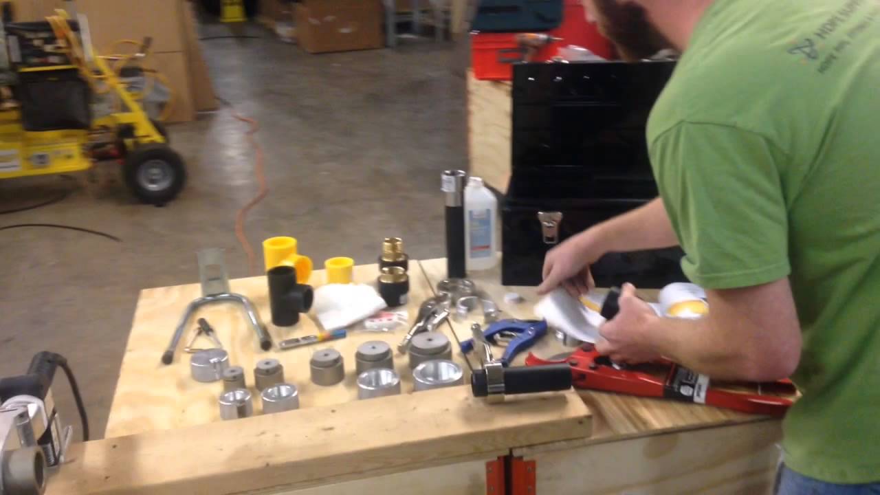 Socket Fusion Welding Tool Demo by Hdpe Supply