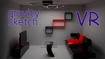 Room creation in Gravity Sketch VR (Timelapse improvisation video)