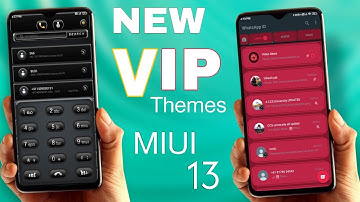 TOP 3 VIP Theme For MIUI 13 / 12.5 / 12  - DARK XIAOMI THEME | Theme For Redmi Smartphones 🔥