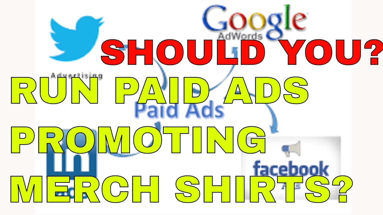 Should You Run Paid Ads to Your Amazon Merch Tee Shirts? - YouTube