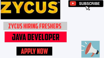 Zycus Freshers Recruitment Drive | Zycus Off campus drive 2021 | Java Developer | How to apply Now