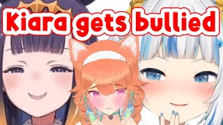 Shy Kiara gets bullied 【Takanashi Kiara / Hololive EN】