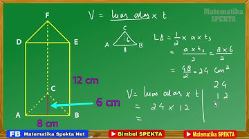 VIDEO Cara Menghitung Volume Prisma  Part 1