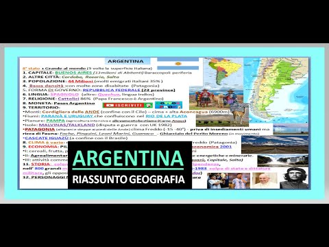 Video: Caratteristiche dell'Argentina