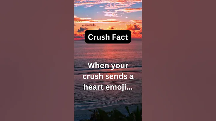 when your crush sends a heart emoji...#shors #facts