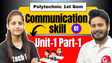 Communication Skill in English | Lecture-1 | Unit-1 Part-1 | New 2024-25 Polytechnic by Riya Ma