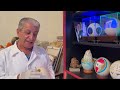 Issam el housseini ostrich egg sculpting  paint craft