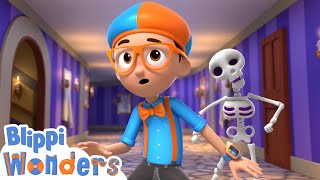 Blippi Wonders - Haunted House! | Blippi Animated Series | Cartoons For Kids