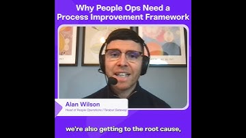 Why People Ops Need a Process Improvement Framework