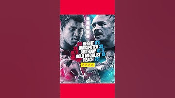 Muhammad Ali and Oleksandr Usyk stats are super similar.           Who is the GOAT in your opinion?