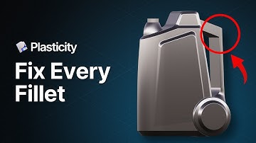 Fillets not working? This technique fixes all of them | Plasticity Tutorial