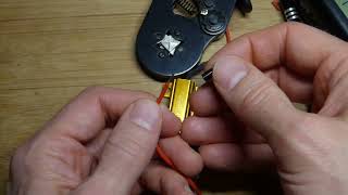 How To Crimp Ferrule To 6 Ohm 50W Resistor Stranded Wire