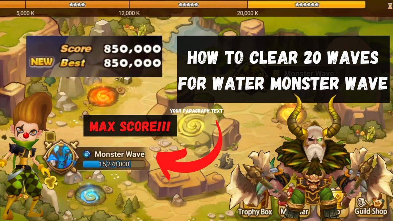 How To Clear 20 Waves In Water Monster Wave (Subjugation)