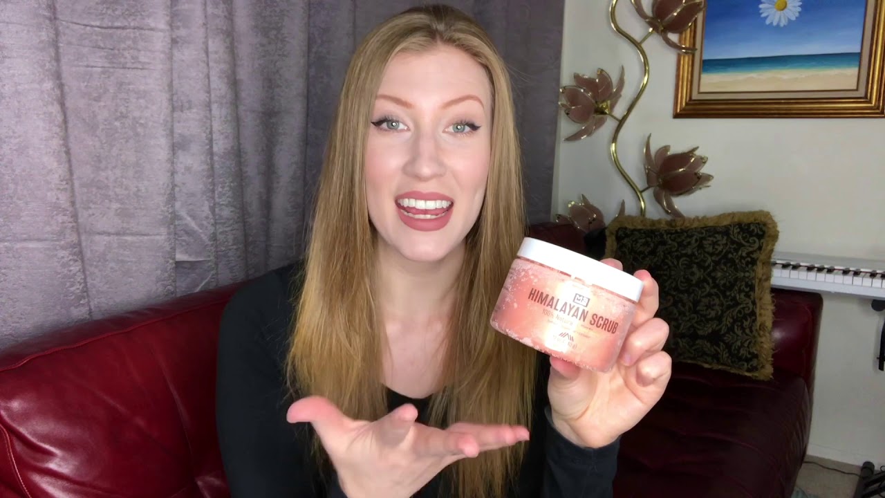 m3 himalayan salt scub on amazon - YouTube