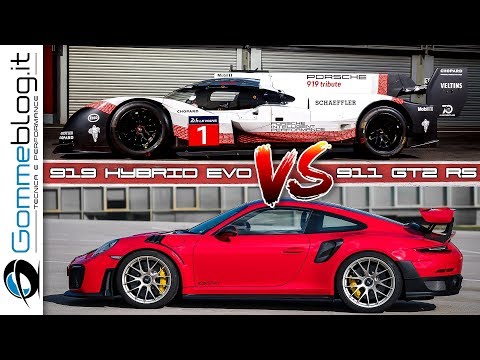 NURBURGRING - Porsche 919 EVO vs 911 GT2 RS - ONBOARD COMPARISON