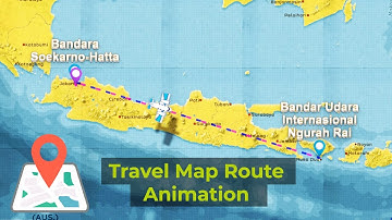 Cara Mudah Buat Animasi Rute Peta Perjalanan