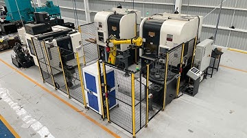 Fanuc Robot Automates   4 CNC Machines | VTL + VMC + Laser Marking | Crown Ring Production Line