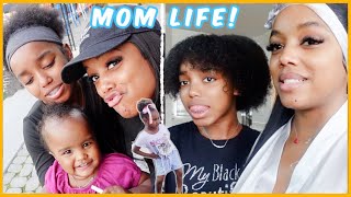 SINGLE MOM VLOG: 3 KIDS FOR THE DAY, SCHOOL BREAK, CELEBRATING BIRTHDAYS \& MORE | Ellarie