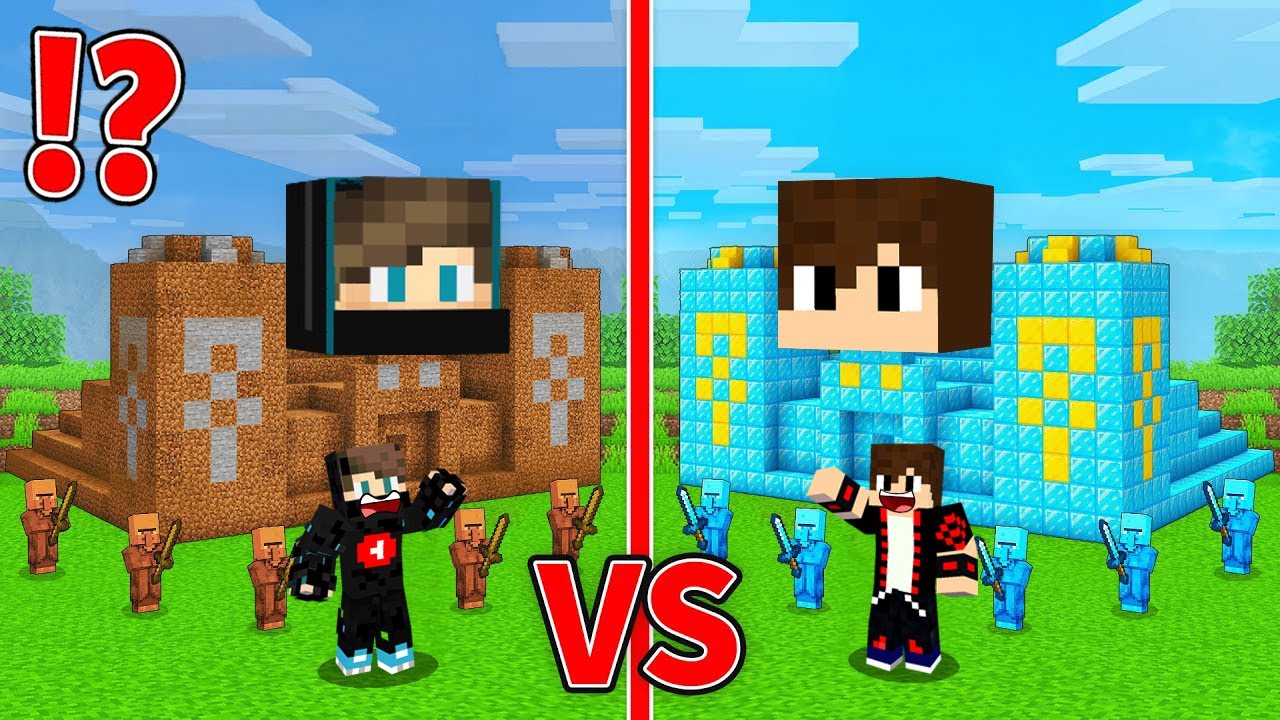 ماين كرافت : الحماية ضد الهجوم ولكن هرم امير سلاو ضد هرم اوكا !!؟ 🔥😱