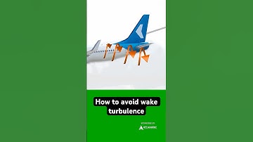 How to avoid wake turbulence when following a larger aircraft.