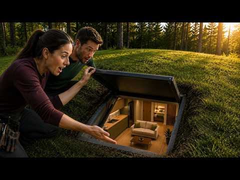We Built a Secret Underground House with Our Own Hands (Full Process)