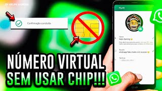 ✅ COMO CRIAR NÚMERO VIRTUAL PARA WhatsApp sem CHIP | número fake para WhatsApp 2026 (Passo a Passo)