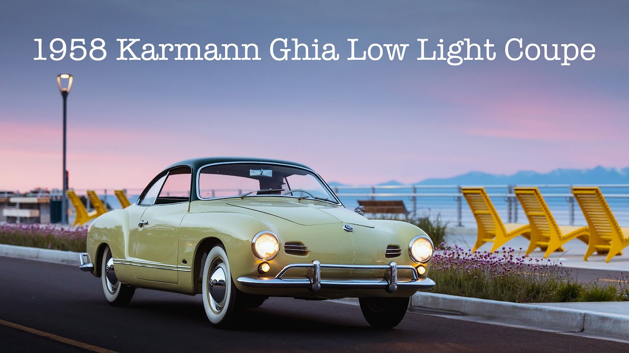 5*B様 フォルクスワーゲン Karmann Ghia 1958 ミニカー Vintage VW Karmann GHIA - Red/White Sedan Tin Friction Car MF 743