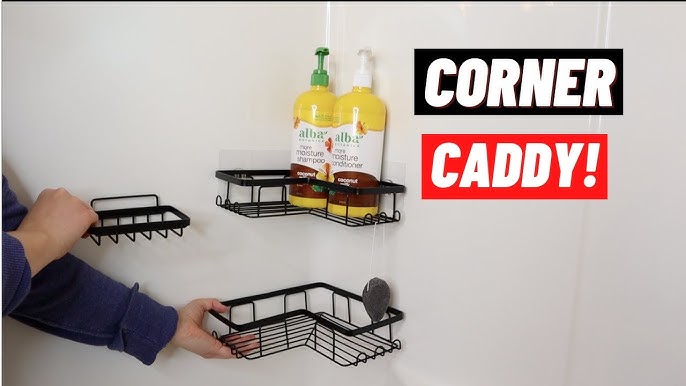 AKTECKE Corner Shower Caddy Review: STURDY No Drilling Stainless Steel  Shower Storage Rack 