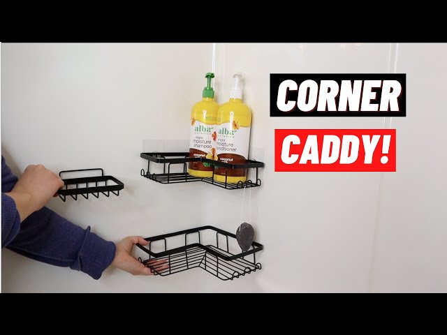  YASONIC Corner Shower Caddy, 3-Pack Adhesive Shower