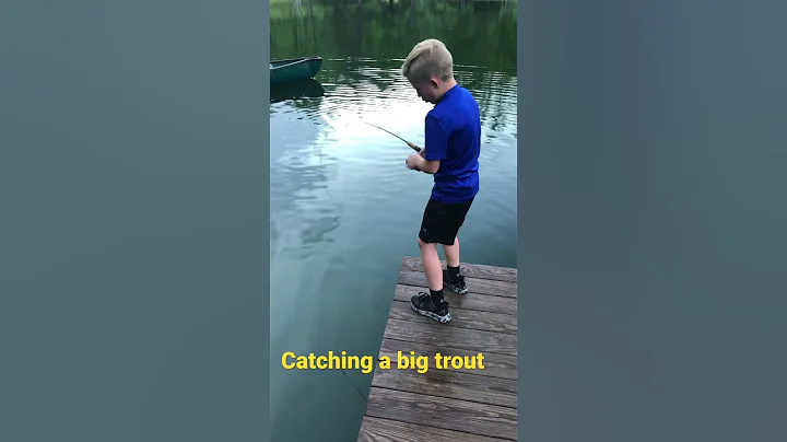 Catching a big trout