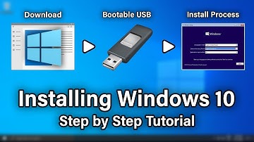 Windows 10 Installation with a USB Drive - Step by Step Tutorial