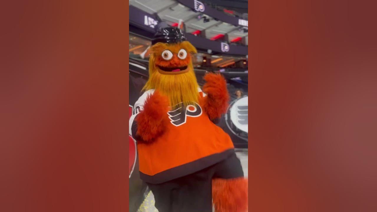 The Dance of the 5 Grittys 🧡 #grittynhl #flyershockey #flyersnation #