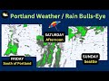 Portland weather pacific nw weekend future rain cast