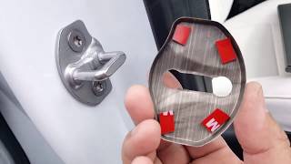 Tesla Model 3 Door Lock Latches, Hinges + Center Wheel Caps