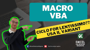 Excel VBA Macro | Slow FOR Loop? Use RANGES and VARIANTS to Make It Blazing Faster