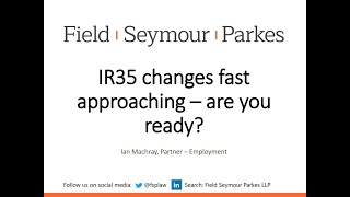IR35 changes fast approaching – are you ready