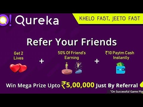 Quereka invite & earn 10Rs fr each refer