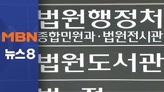 [뉴스8 단신] 법원, 행정처 압수수색 영장 기각