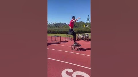 Simple plyometrics #highjump #longjump  #olympicsport #strengthtraining #trackandfield #triplejump