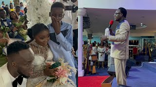 Prophet Amoako Atta pulled out AKwaboah’s only son, Address “Baby Mama” at weddimg ceremony😔