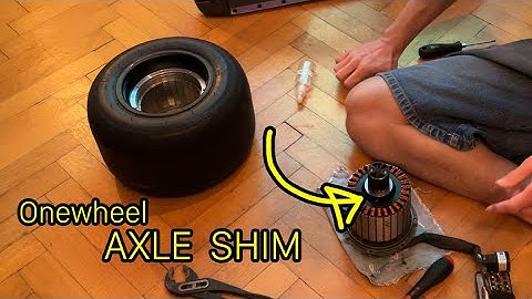 Onewheel Clunk Fix - Axle Shim (w/ dimensions)