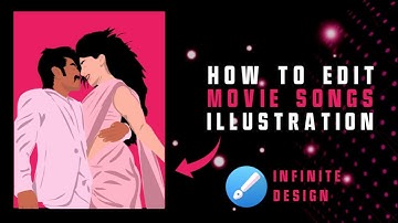 How To Edit ! 🤔Movie Illustration Art | Infinite Design 🔴 VK STUDIO தமிழில்