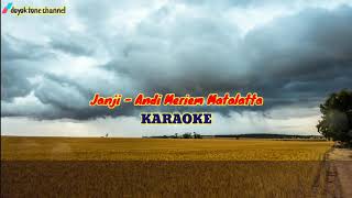 Janji - Andi Meriem Matalatta KARAOKE Keyboard ( HQ Audio )