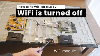 LG TV How to fix WiFi is turned off