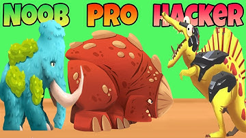 Dino Bash Epic Journey 🦖🚀 – Noob vs Pro vs Hacker