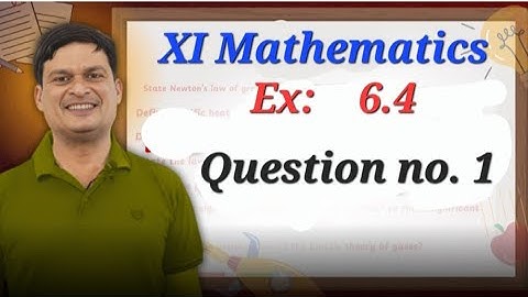 First year Mathematics chapter no.6 Ex.6.4 Question no.1