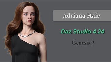 Posing & Simulation Guide - dForce Adriana Hair for G9 | Daz Studio 4.24