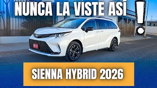 La camioneta familiar MÁS cómoda que he probado | Toyota Sienna 2026