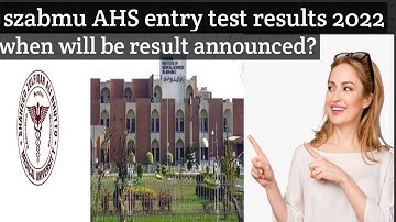SJ info, szabmu AHS entry test results update